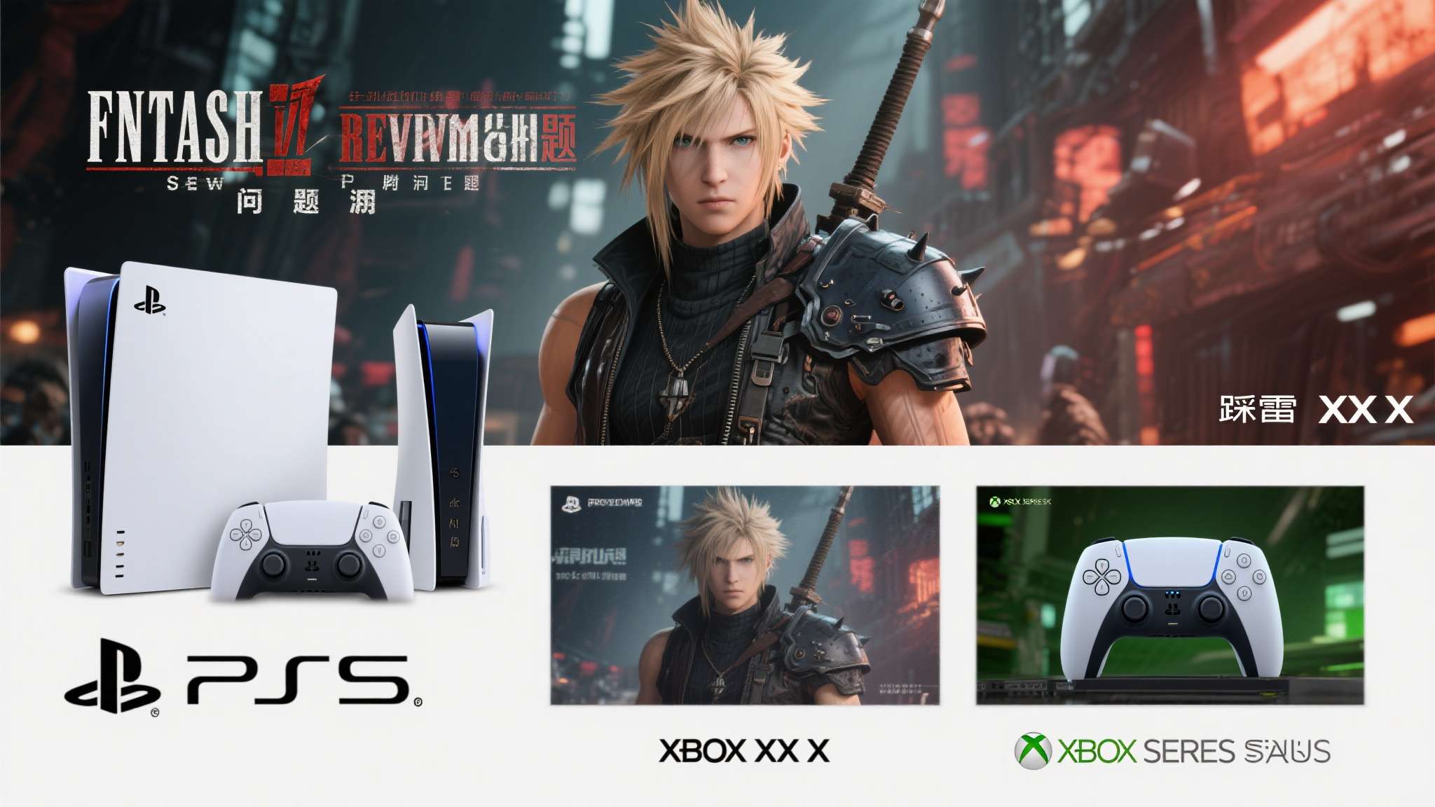PS5最强!《FF7重生》三平台对比 XSS表现堪称灾难级